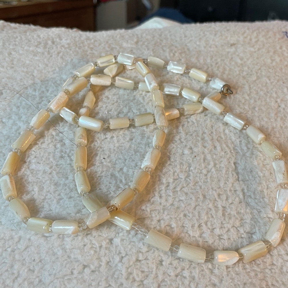 mother of pearl necklace